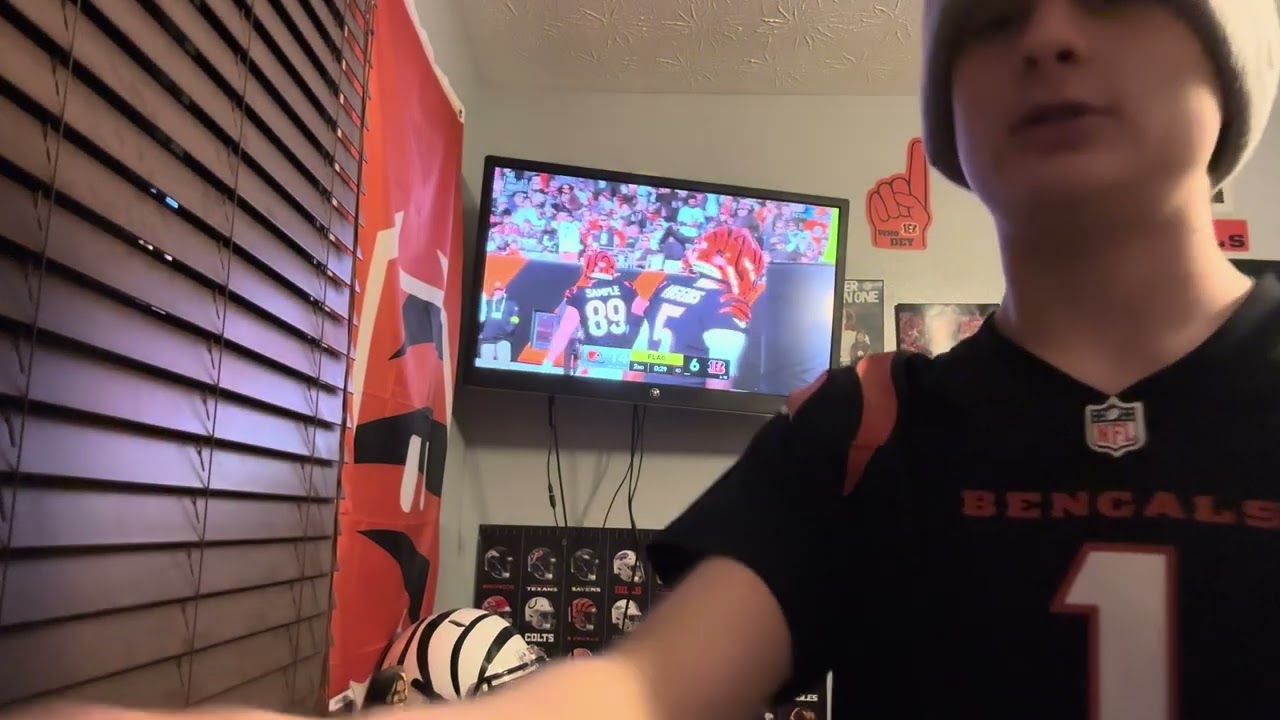 Bengals fan reacts to final game of the season, losing to the Browns 20-18￼