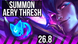 THRESH &amp; Caitlyn vs NAMI &amp; Hwei (SUP) | Summon Aery | EUNE Master | 26.8