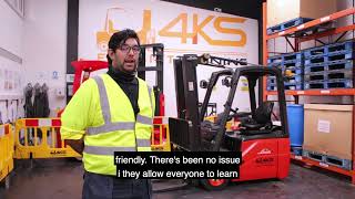 4KS Forklift Training Operator Testimonials | Ismail by 4KS Forklift Training Ltd 340 views 2 years ago 1 minute, 7 seconds