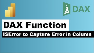 Power BI ISerror Function with IF condition to process Errors in a Column