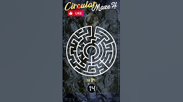 Circular mazes Maze 4 #mazes #hiddenpuzzles #game_fun
