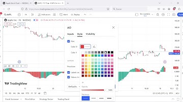 Tradingview awesome oscillator   [EASY SET UP] 👌