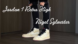 Jordan 1 Retro High Nigel Sylvester Unboxing, Close Up Look & On Feet Review