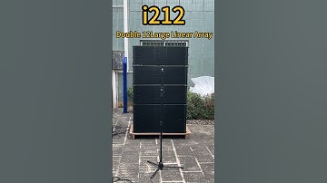 I212 Double 12 Large Linear Array Set up on Concert Stage Performance DJ Live Bar-SandyAudio
