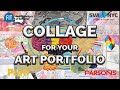 Collage for you art portfolio accepted student work sva pratt risd cooper union parsons fit