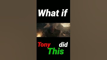 What if tony did this in endgame🤣🤣 | Watch Till The End😂 #shorts #ironman #endgame #thanos