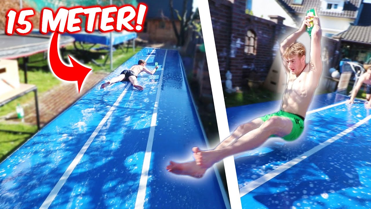airtrack water slide