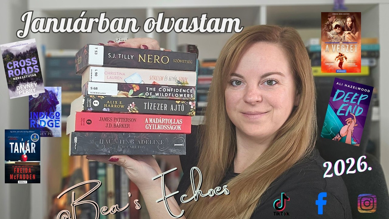 Januári olvasmányok ~ 10 db könyv + 1 félbehagyás ~ 2026.
