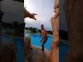 What if sharks will catch you in water park  bluetree challenge flip phuket travel pool