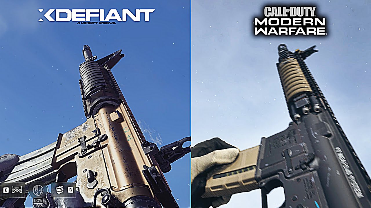 XDefiant Beta vs Modern Warfare 2019 - Weapons Comparison