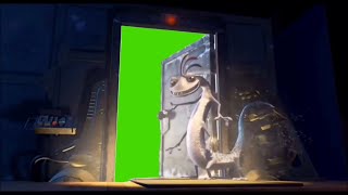 Monsters Inc Door Green Screen