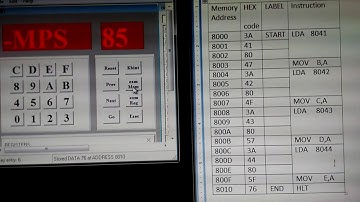 How to use a  8085 Simulator