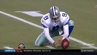 Tony Romo's Fumbled Field Goal Snap (HD) - 2006 NFC Wild Card