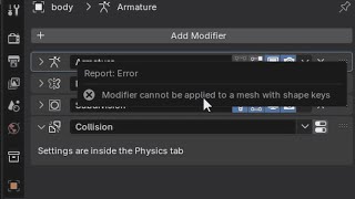 Celebrity How to apply modifiers with SHAPE KEYS !! | Solution | Blender tutorial Profile