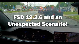 LATEST TESLA FSD 12.3.6 and COP Situation! How will FSD Handle this?
