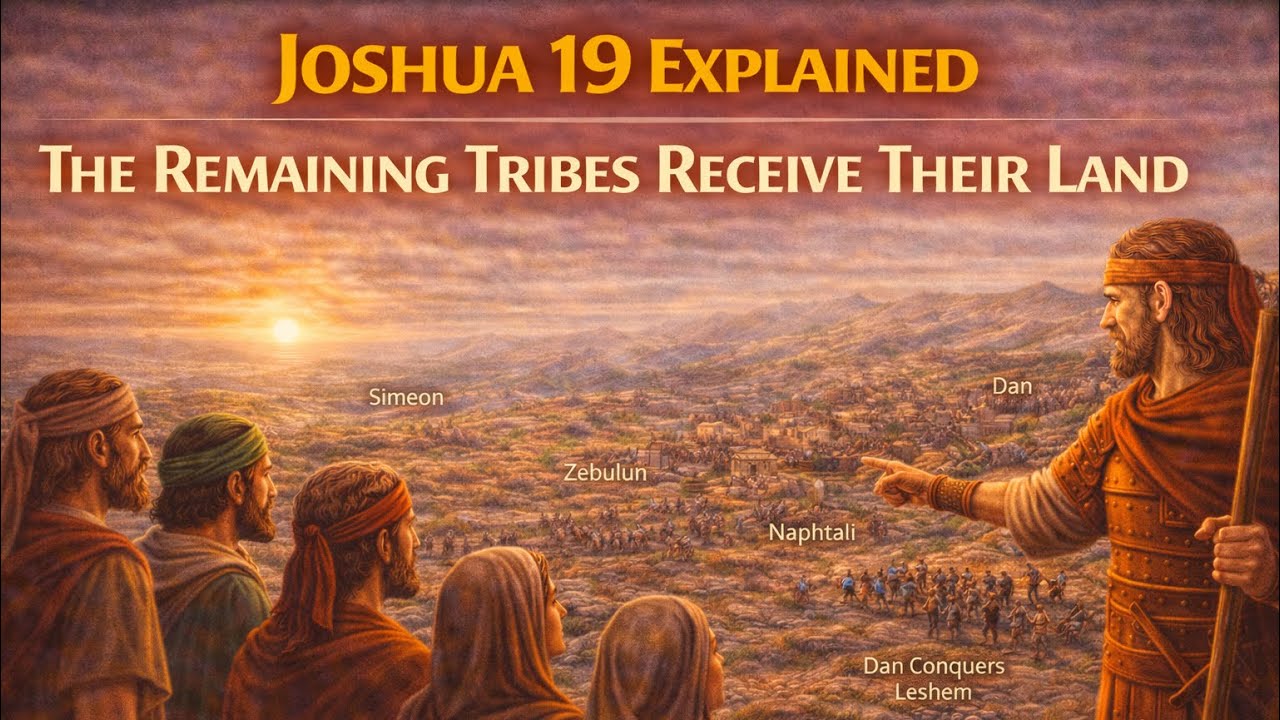 Joshua 19 Explained | The Remaining Tribes Receive Their Land