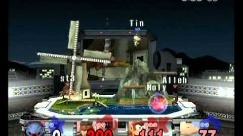 BotIE2 GF2 - Ally (Snake) + Swordgard (Diddy) vs Holy Nightmare (MK) + Tin Man (Olimar) 1