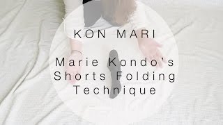 Kon Mari Method | How to Fold Shorts in the Marie Kondo Way | Takecare