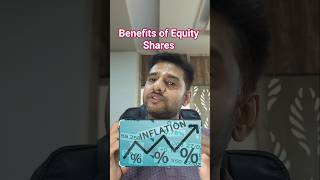 Benefits of Equity Shares, it beats inflation #equity #shares #stockmarket #gold #ppf #fd #savings
