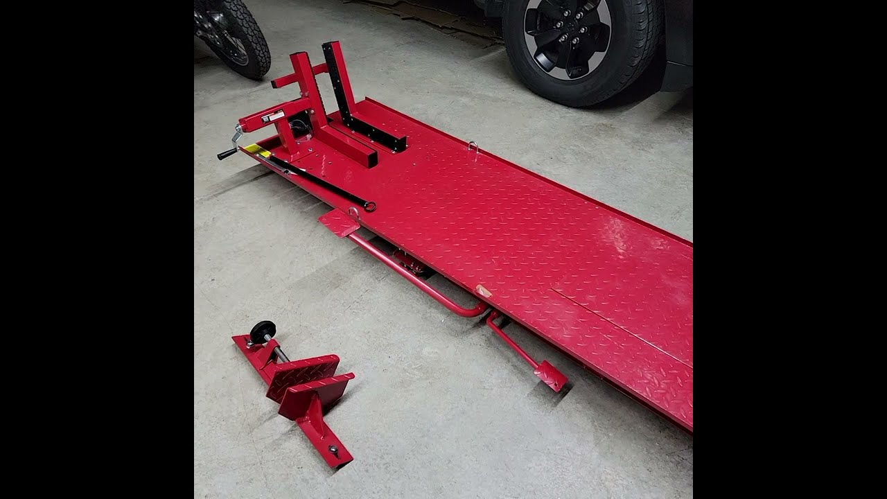 Harbour Freight motorcycle lift YouTube