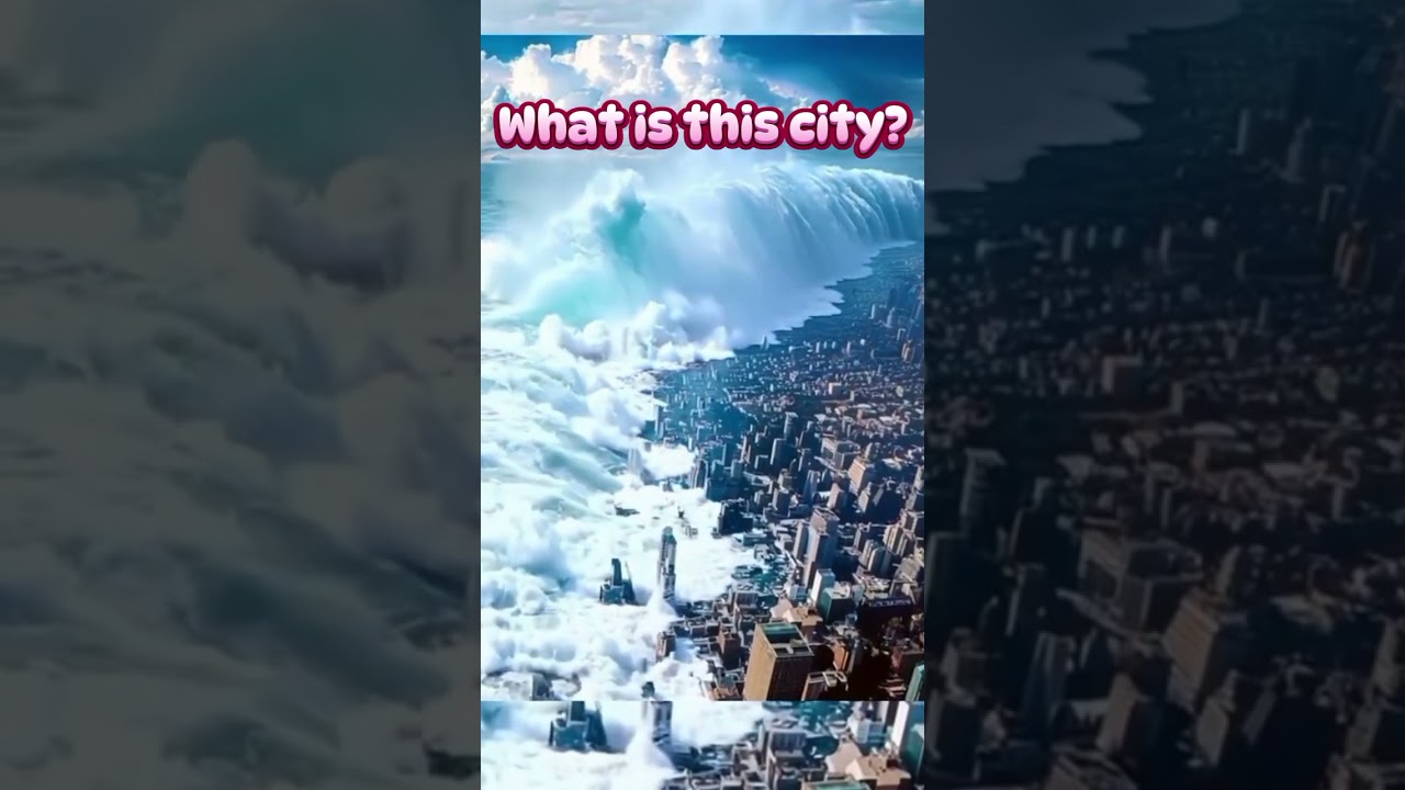 Massive Tsunami Strikes the Heart of the City 😱 Shocking Footage