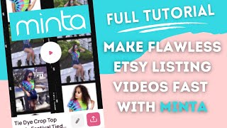 ETSY LISTING VIDEO TUTORIAL 2021 | MINTA ETSY INTEGRATION | HOW TO ETSY LISTING VIDEO