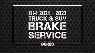 Garage Gurus | How to Put the Parking Brake in Service Mode for 2021-2023 GM Trucks & SUVs by Garage Gurus 8,758 views 3 months ago 8 minutes, 27 seconds