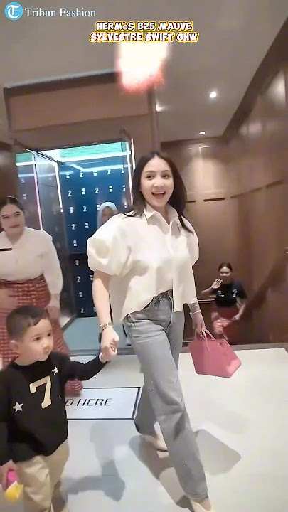 spill outfit Nagita Slavina istri Raffi ahmad saat bertemu Gisella Anastasia #short