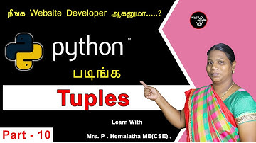 Learn Python - Part 10 | Tuples in Python | தமிழ் அகாடமி