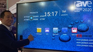ISE 2020: JCVision Showcases the JCTouch Interactive Touch Display for Education or Corporate