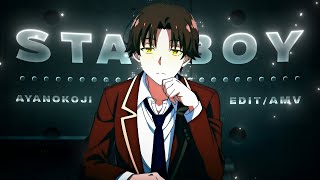 Ayanokoji - Starboy [Edit/AMV]!