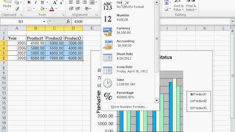 Format Numbers as Text - Excel 2010