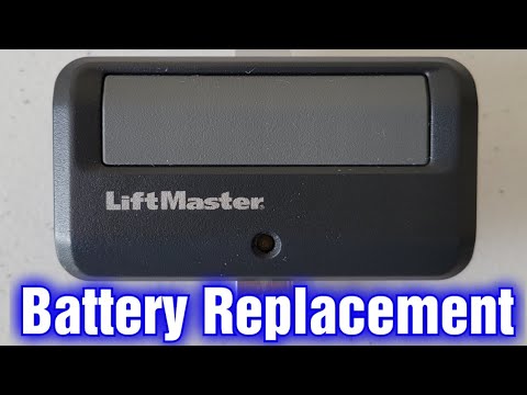 liftmaster remote battery