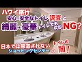 【ハワイ旅行】ハワイで絶対に使わないNGトイレと安心なトイレを調査！日本で報道されないハワイのショッピングセンターのトイレの謎[ハワイの今][ハワイ最新情報]