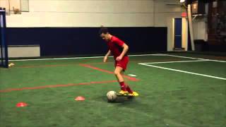 Cone Drill, Rollovers to Dribble (GetFitivity.com)