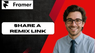 How to Share a Remix Link in Framer + BONUS TIP (full guide)