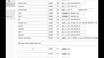 WHM Edit DNS Zone for Hostname Changes