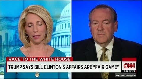 Mike Huckabee attacks Hillary Clinton
