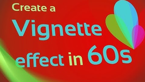 Create a Vignette Photo Effect in GIMP (in 60s)