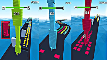 Stack Colours Level 141 To 145 Unlocked Walkthrough iOS Gameplay