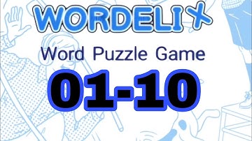 WORDELIX Word Puzzle Game 1 2 3 4 5 6 7 8 9 10