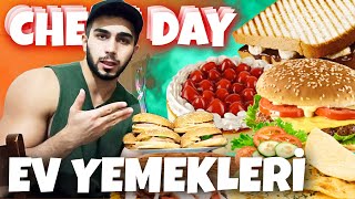 24 Saat Evde Yemek Yaparak Cheat Day Yaptım (+5000 CALORİ)