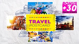 Travel Postcard After Effects Templates