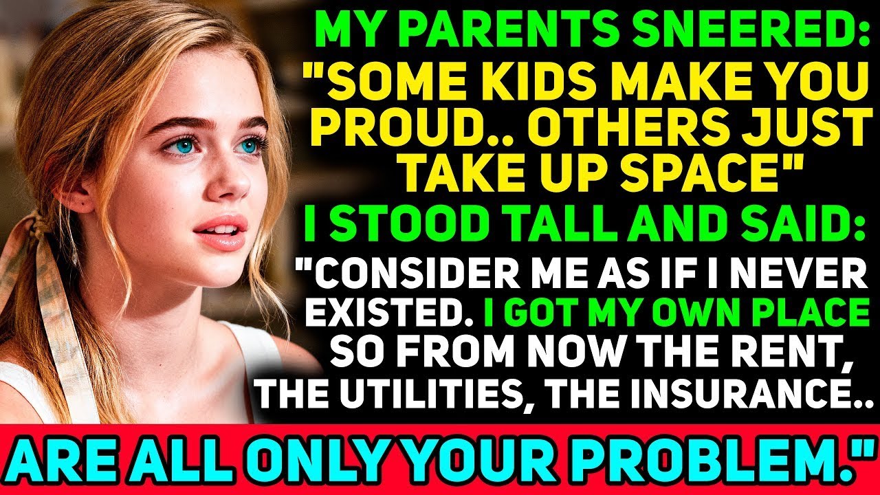 My Parents Mocked  “Some Kids Make You Proud  Others Just Take Up Space   ” — So I Just Vanished and