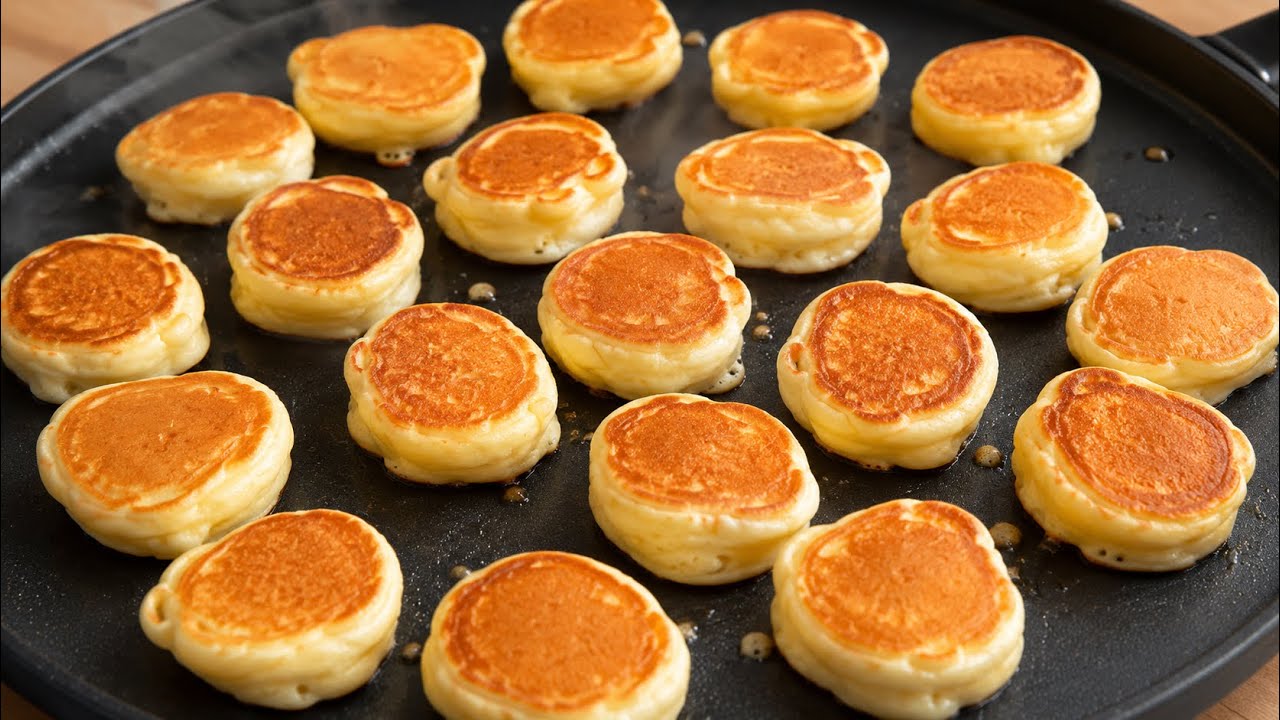 Easy Breakfast Mini Banana Pancakes | My French Neighbor’s Recipe
