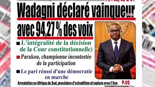La De Hebdomadaire Du 19 Avril 2026 Avec Oumar Adégnandjou