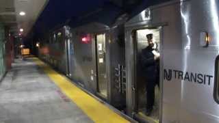 NJT Rail - Bombardier MLV #7021 (pushed by ALP-46 #4603) departing Woodbridge
