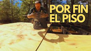 Instalando el piso de mi cabaña | Plywood, separación y consejos reales