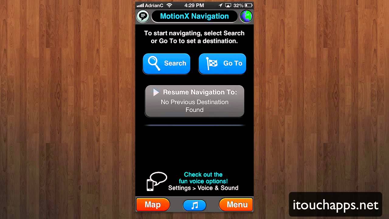 MotionX GPS Drive Review YouTube