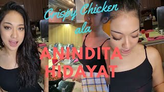 Anindita Hidayat Masak Crispy Chicken